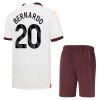 Conjunto (Camiseta+Pantalón Corto) Manchester City Bernardo 20 Segunda Equipación 23-24 - Niño